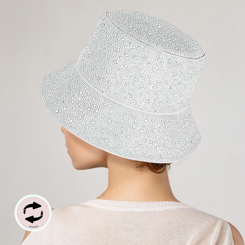 HATEGORY Reversible Bling Bucket Hat