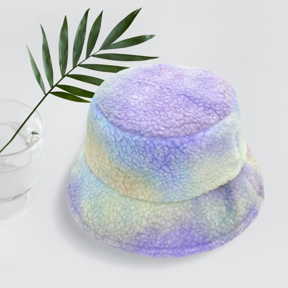HATEGORY Tie Dye Teddy Bucket Hat