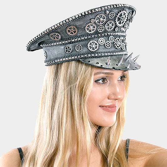 HATEGORY Cogwheel Steampunk Hat