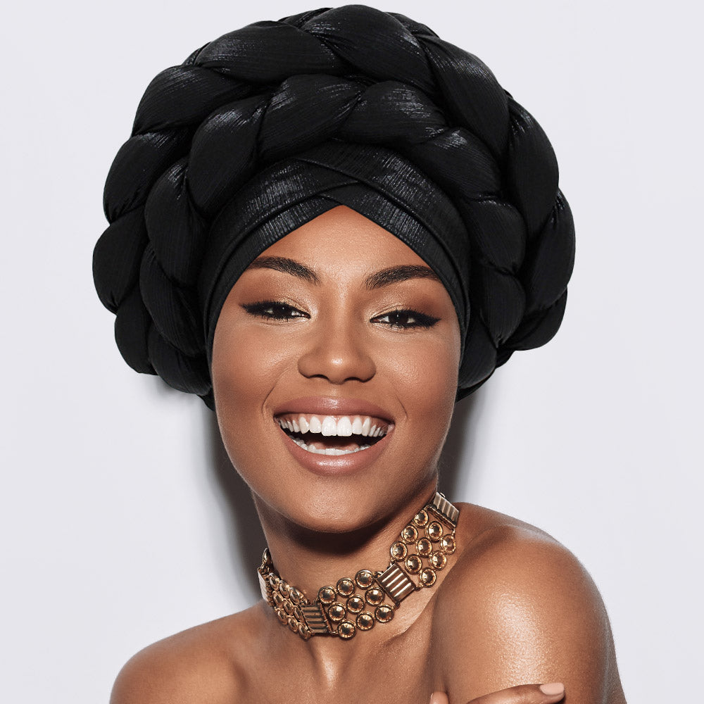 HATEGORY Braided Turban Hat