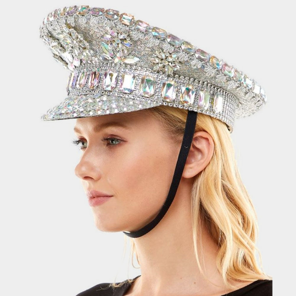 HATEGORY Sequin Studded Bling Hat