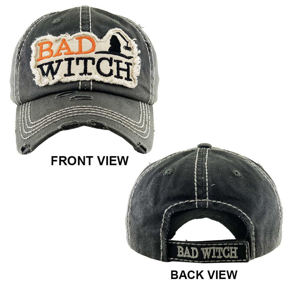 HATEGORY BAD WITCH Vintage Baseball Cap