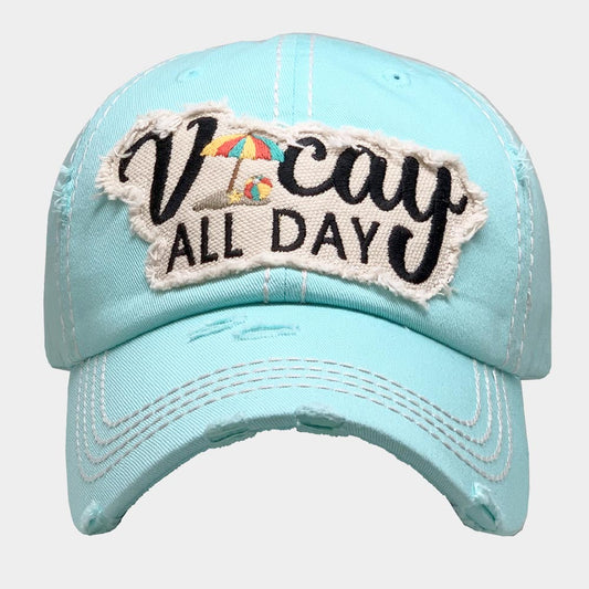 HATEGORY Vacay ALL DAY Vintage Baseball Cap
