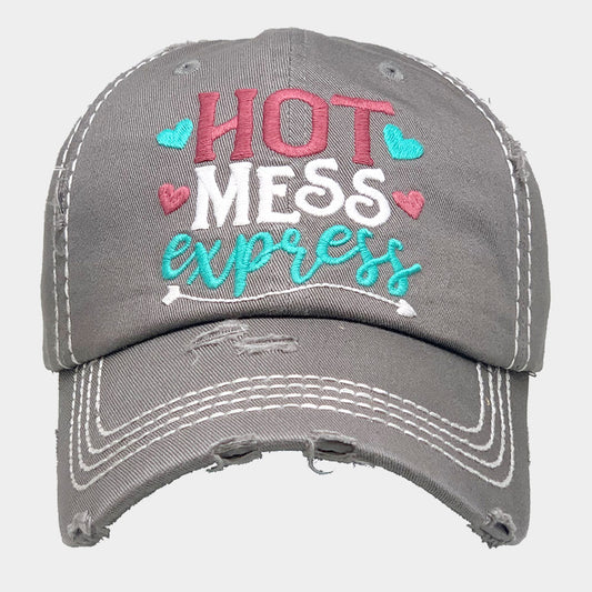 HATEGORY HOT MESS express Heart Vintage Baseball Cap