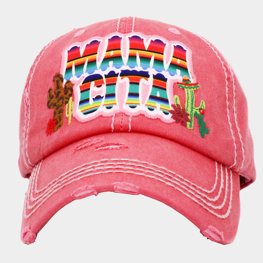 HATEGORY Serape Detail MAMACITA Cactus Vintage Baseball Cap