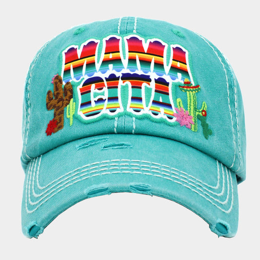 HATEGORY Serape Detail MAMACITA Cactus Vintage Baseball Cap