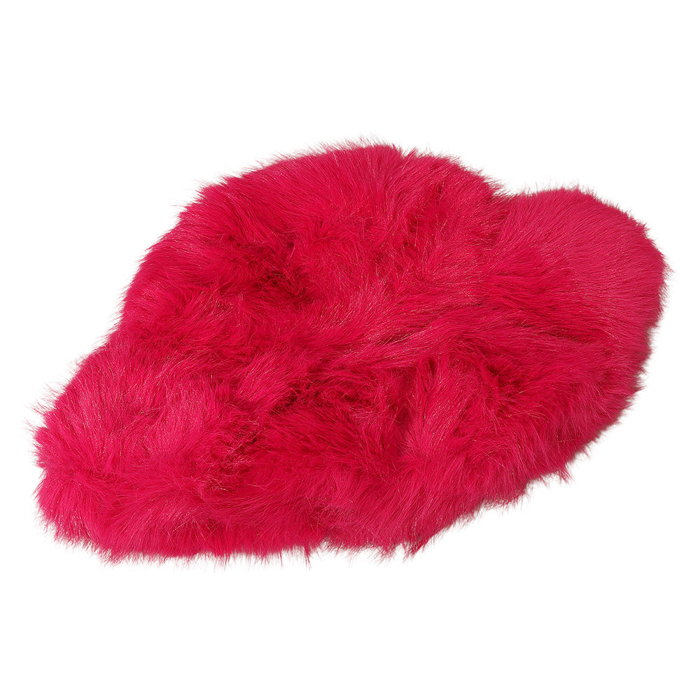 HATEGORY Cozy Fluffy Fur Winter Bucket Hat