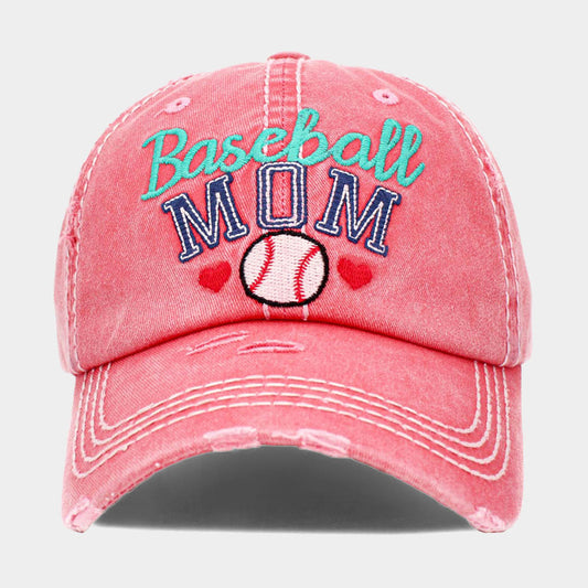 HATEGORY Baseball MOM Vintage Baseball Cap