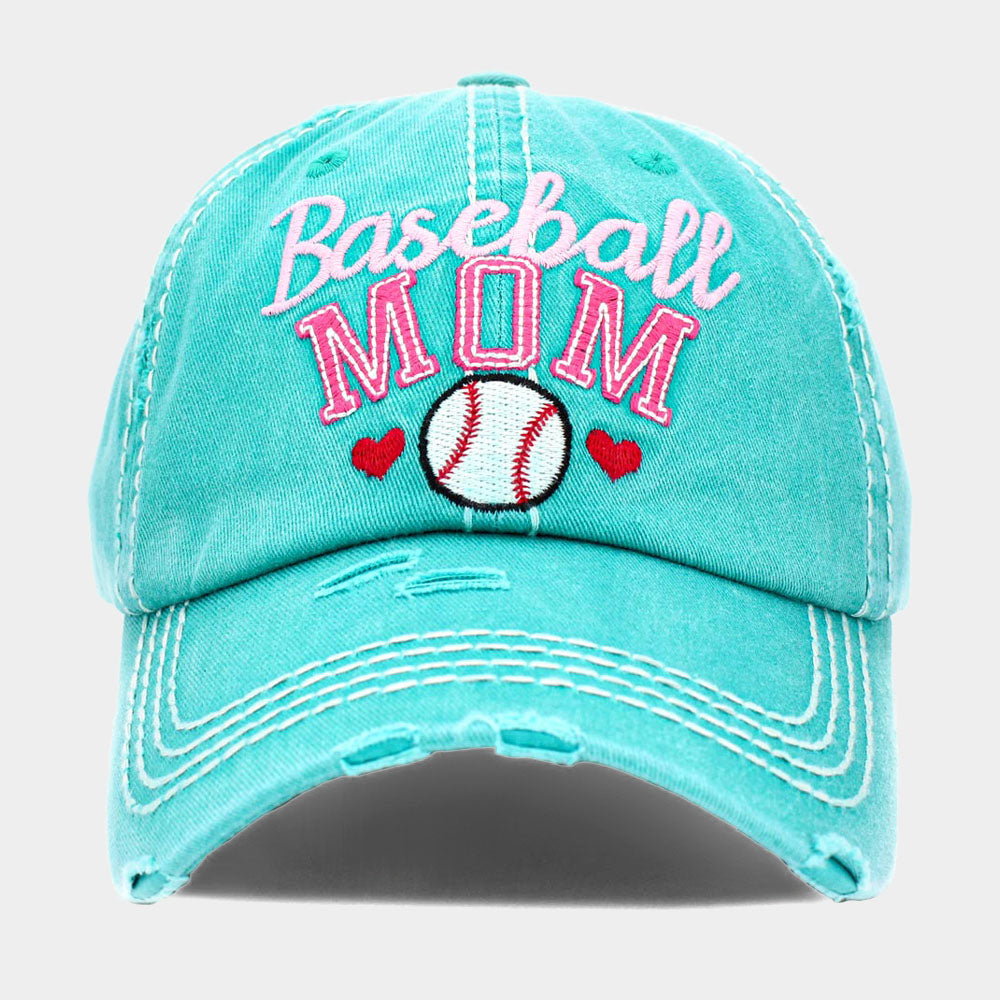 HATEGORY Baseball MOM Vintage Baseball Cap