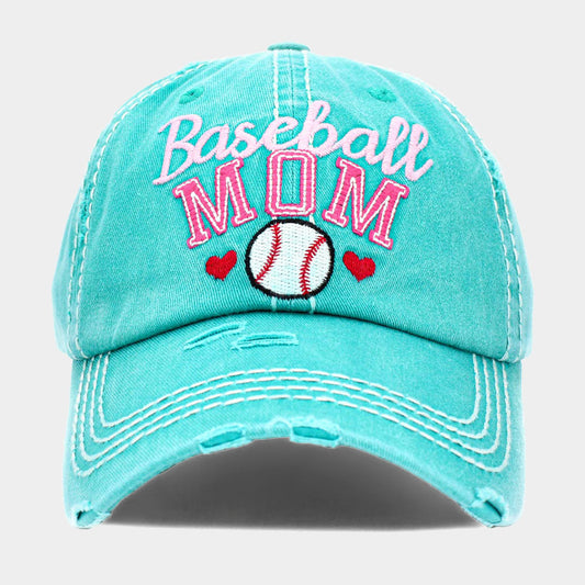 HATEGORY Baseball MOM Vintage Baseball Cap