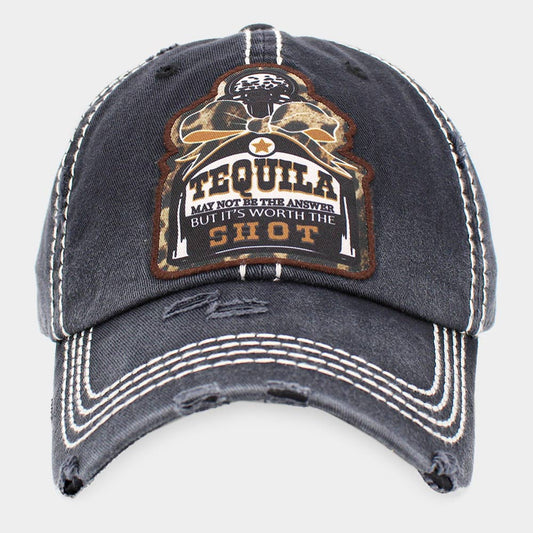 HATEGORY TEQUILA MAY NOT BE... Vintage Baseball Cap
