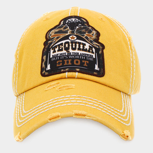 HATEGORY TEQUILA MAY NOT BE... Vintage Baseball Cap