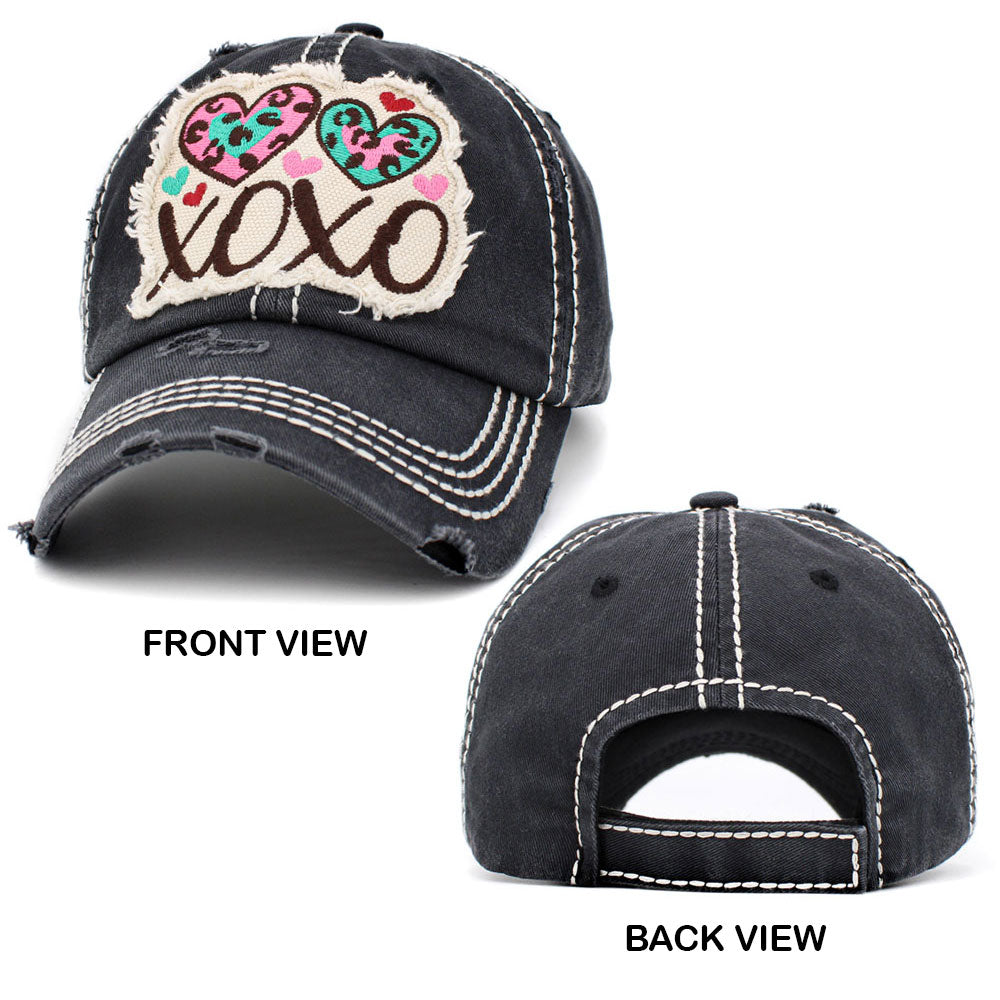 HATEGORY XOXO Message Vintage Baseball Cap