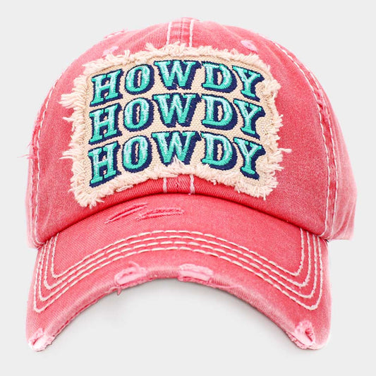 HATEGORY HOWDY Message Vintage Baseball Cap