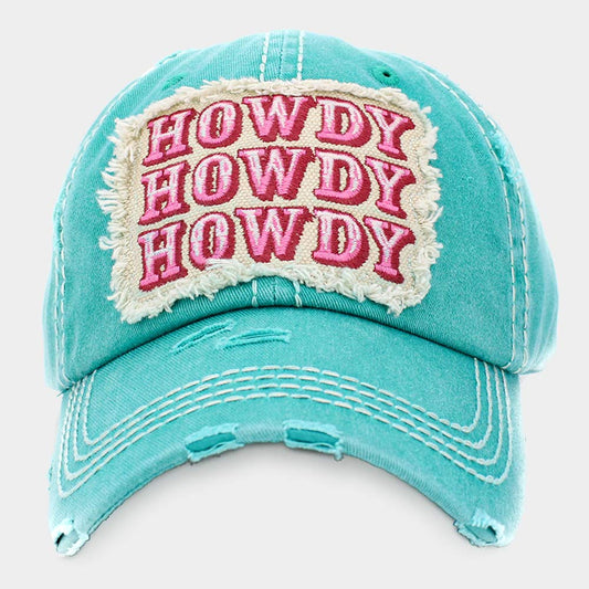 HATEGORY HOWDY Message Vintage Baseball Cap