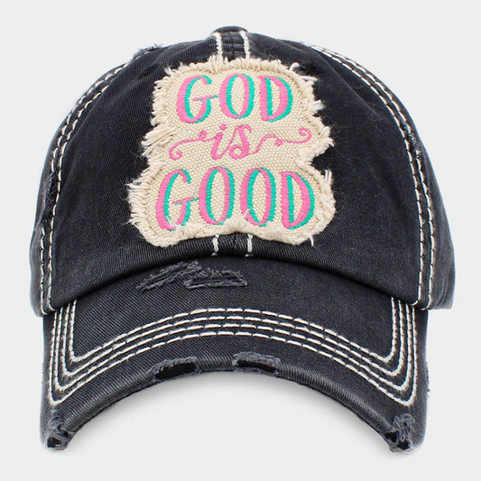HATEGORY GOD is GOOD Message Vintage Baseball Cap