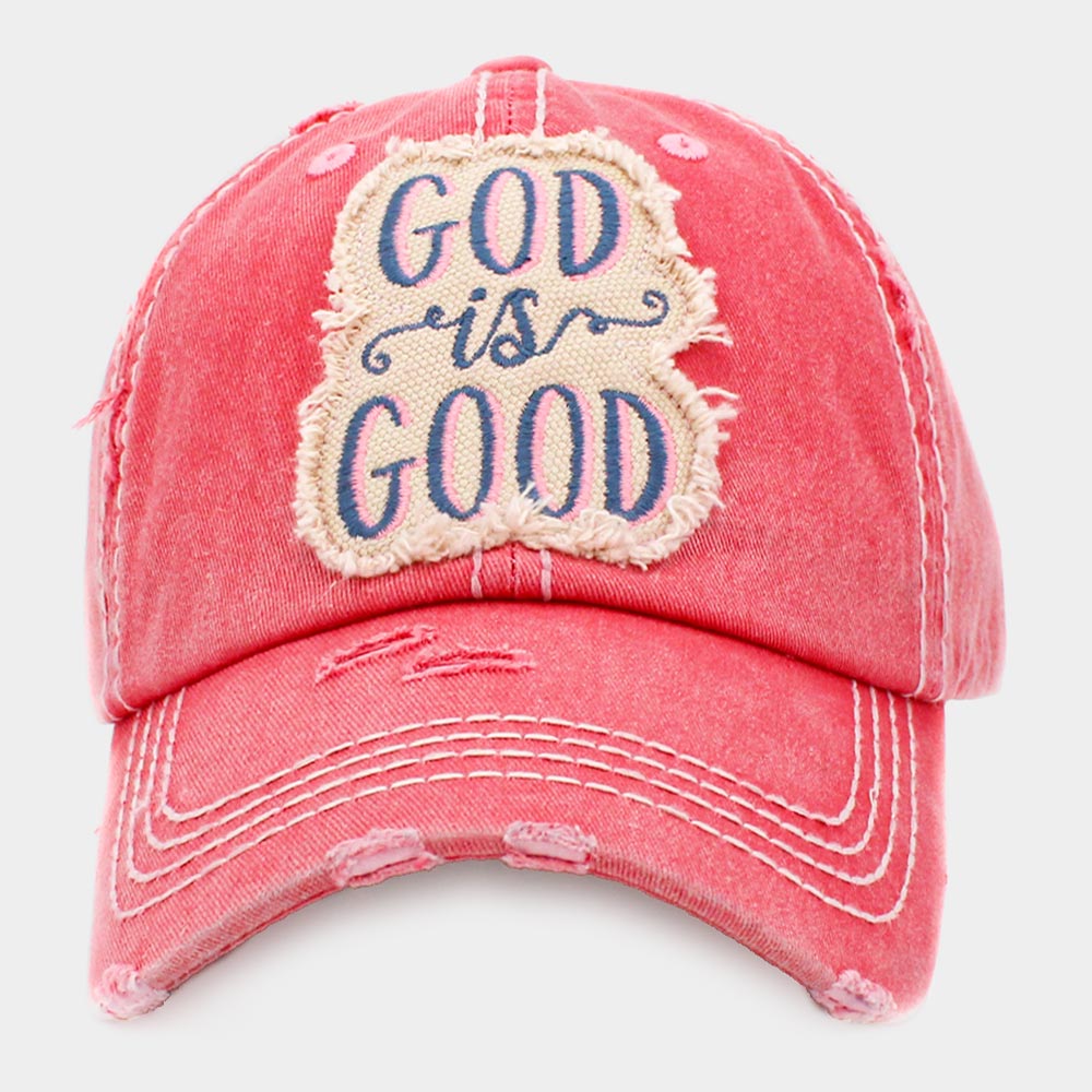 HATEGORY GOD is GOOD Message Vintage Baseball Cap