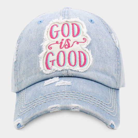 HATEGORY GOD is GOOD Message Vintage Baseball Cap