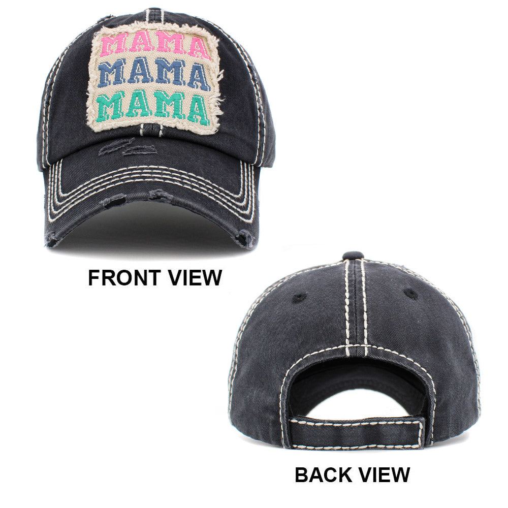 HATEGORY MAMA Message Vintage Baseball Cap