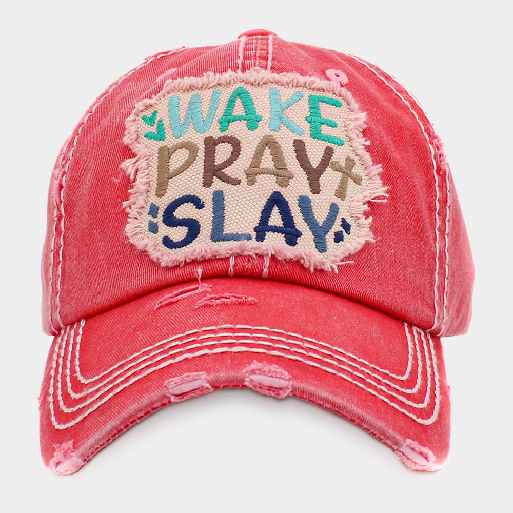 HATEGORY WAKE PLAY SLAY Vintage Baseball Cap