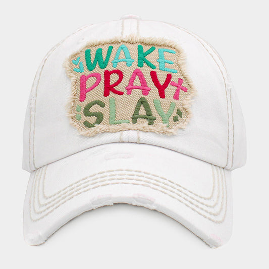 HATEGORY WAKE PLAY SLAY Vintage Baseball Cap