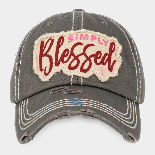 HATEGORY SIMPLY BLESSED Vintage Baseball Cap