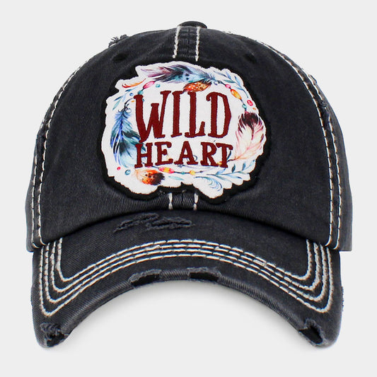 HATEGORY WILD HEART  Vintage Baseball Cap
