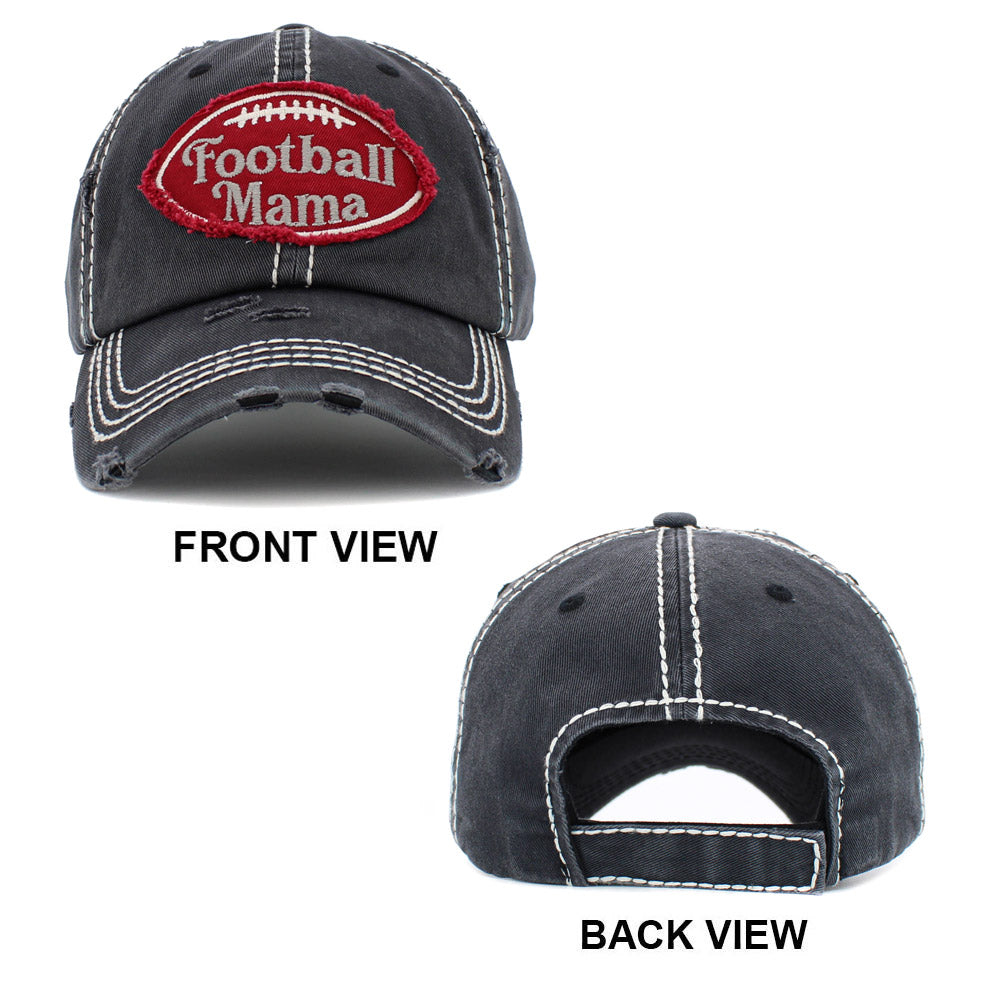 HATEGORY FOOTBALL MAMA Vintage Baseball Cap