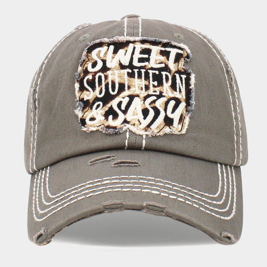 HATEGORY SWEET SOUTHERN SASSY Vintage Baseball Cap