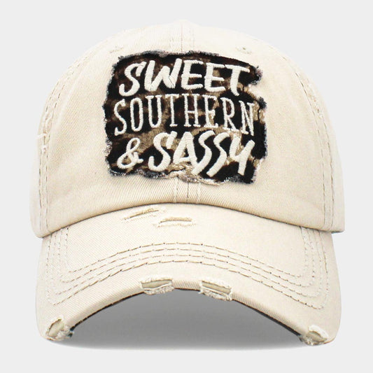 HATEGORY SWEET SOUTHERN SASSY Vintage Baseball Cap
