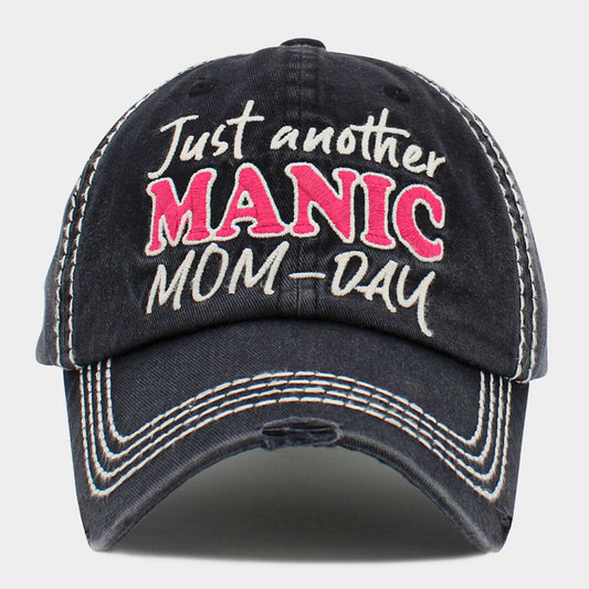 HATEGORY Just another MANIC MOM-DAY Message Vintage Baseball Cap