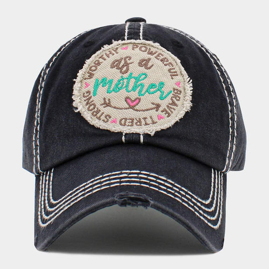 HATEGORY as a mother Message Vintage Baseball Cap