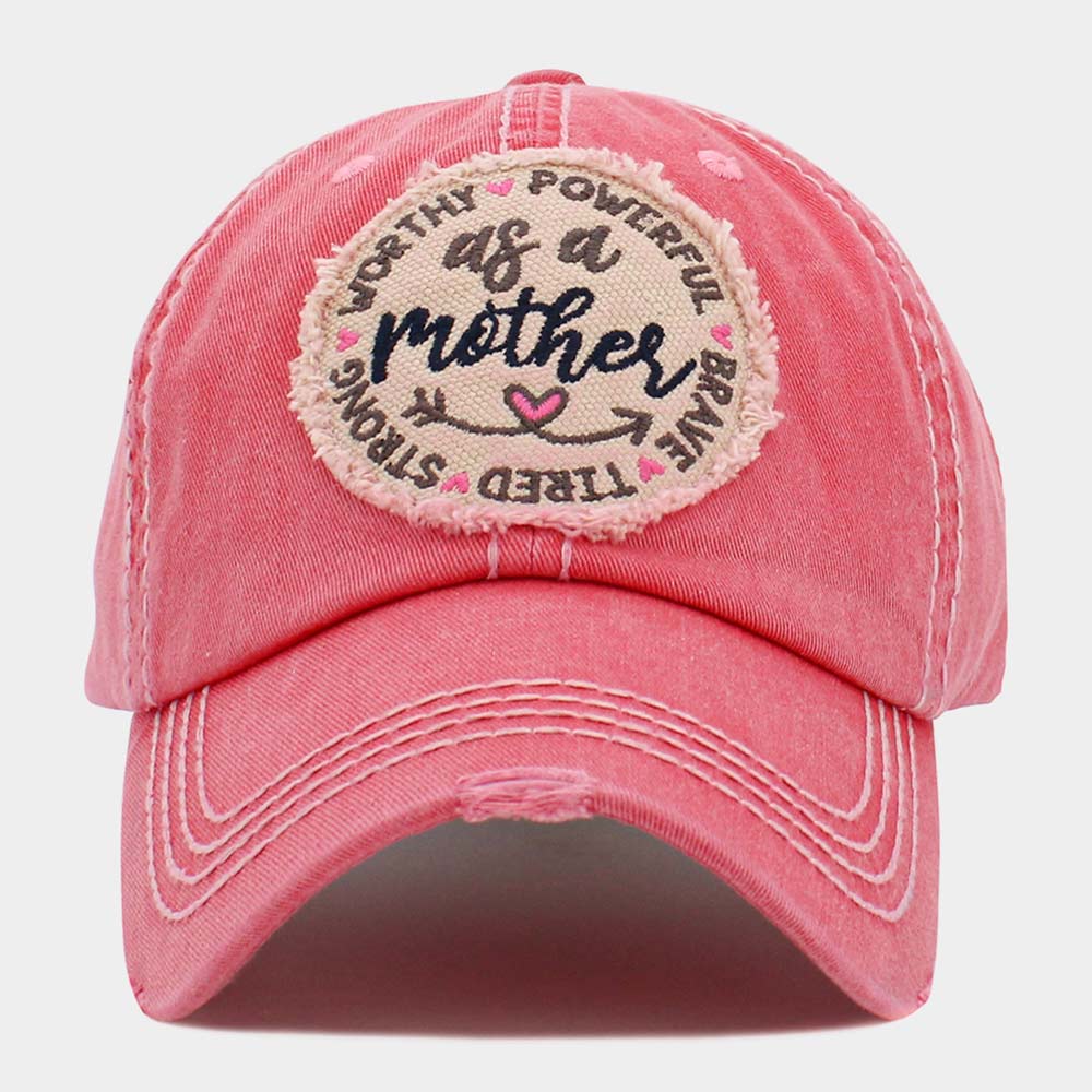 HATEGORY as a mother Message Vintage Baseball Cap