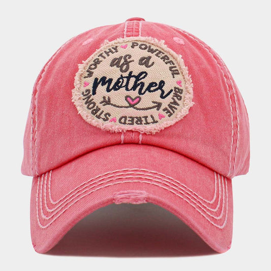 HATEGORY as a mother Message Vintage Baseball Cap