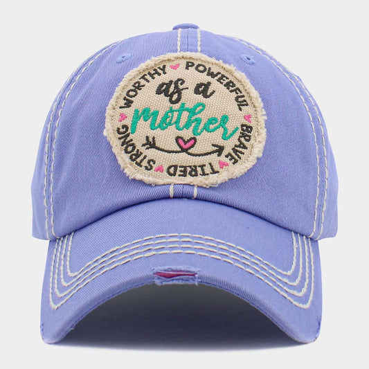 HATEGORY as a mother Message Vintage Baseball Cap