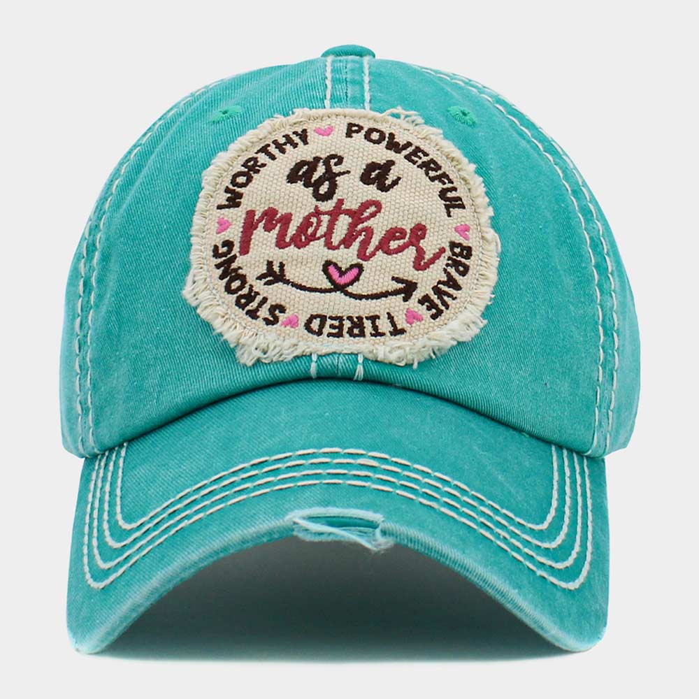 HATEGORY as a mother Message Vintage Baseball Cap
