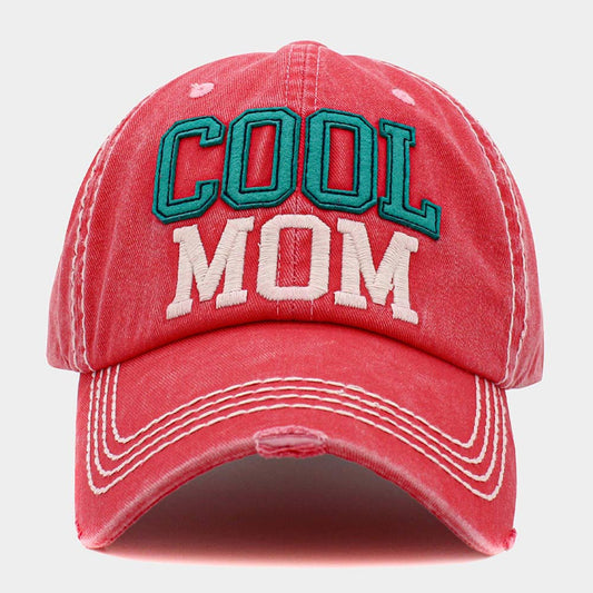 HATEGORY Cool Mom Message Vintage Baseball Cap
