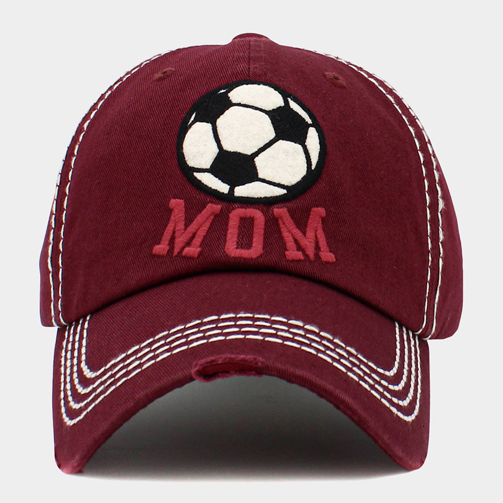 HATEGORY Soccer Mom Message Vintage Baseball Cap