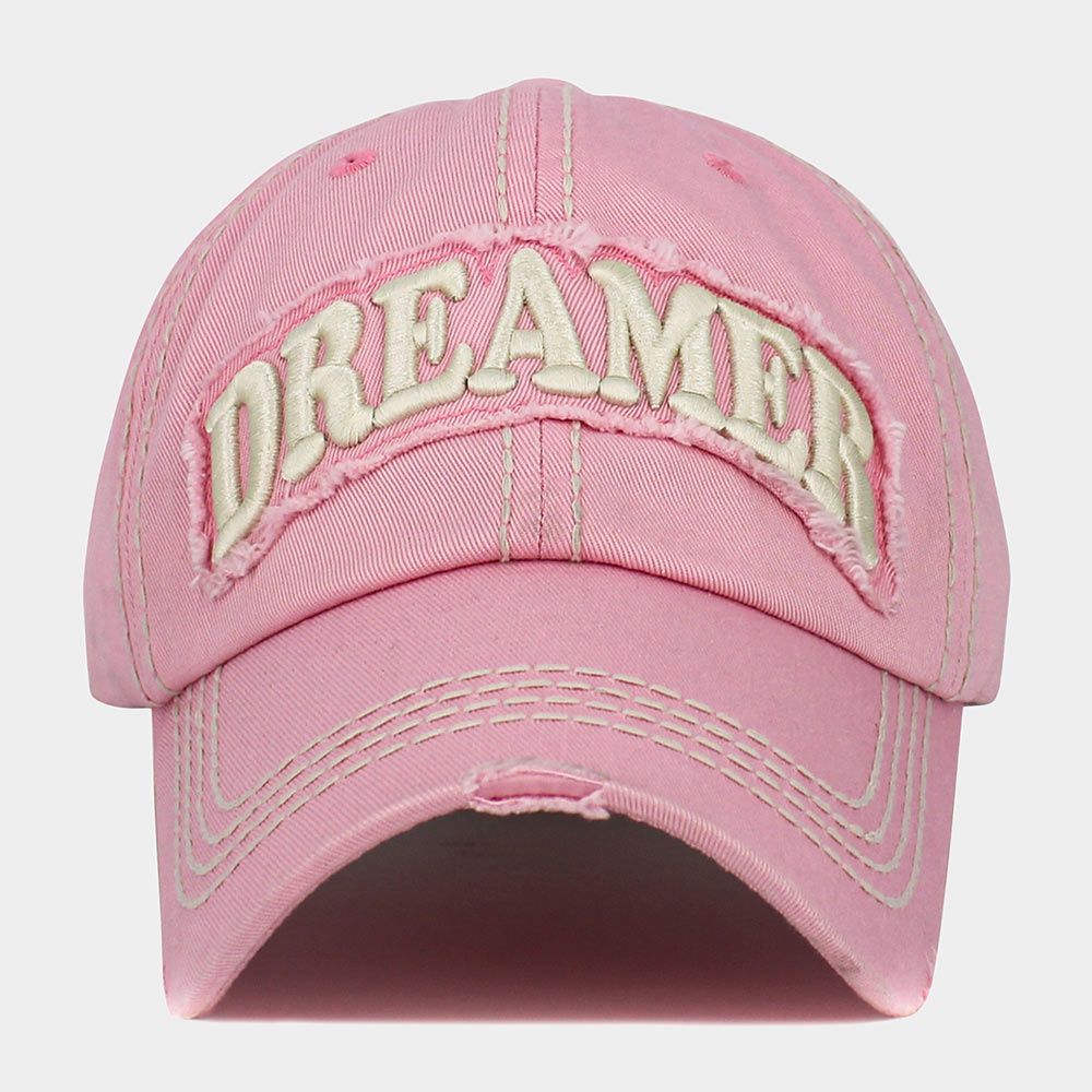 HATEGORY Dreamer Message Vintage Baseball Cap