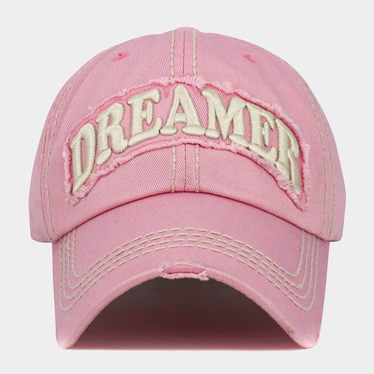 HATEGORY Dreamer Message Vintage Baseball Cap