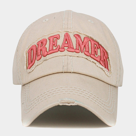 HATEGORY Dreamer Message Vintage Baseball Cap