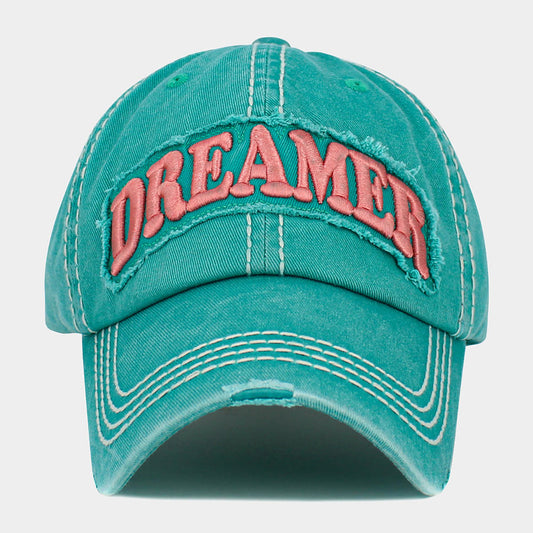 HATEGORY Dreamer Message Vintage Baseball Cap