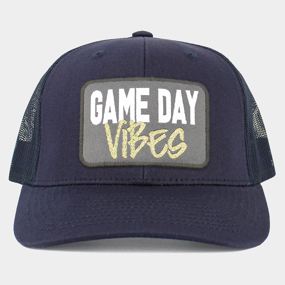 HATEGORY Game Day Vibes Message Mesh Back Baseball Cap