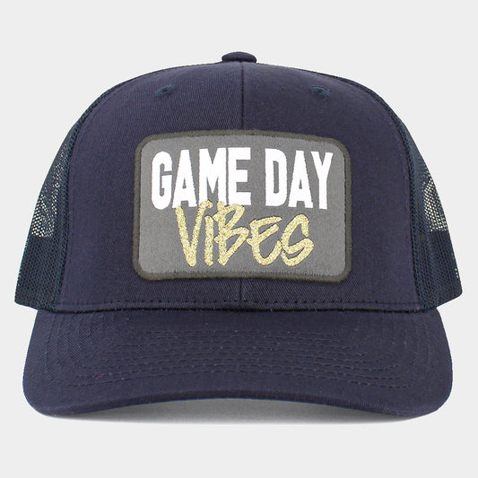 HATEGORY Game Day Vibes Message Mesh Back Baseball Cap