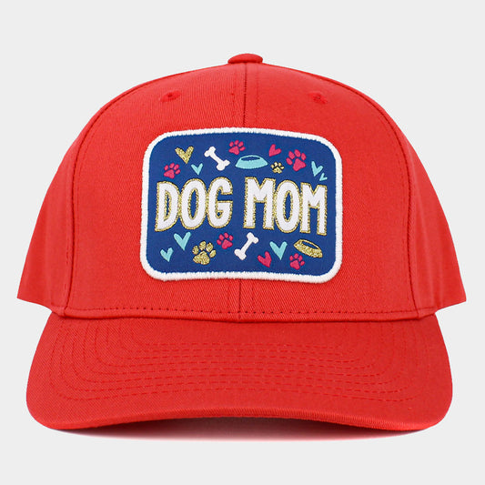 HATEGORY Dog Mom Message Baseball Cap