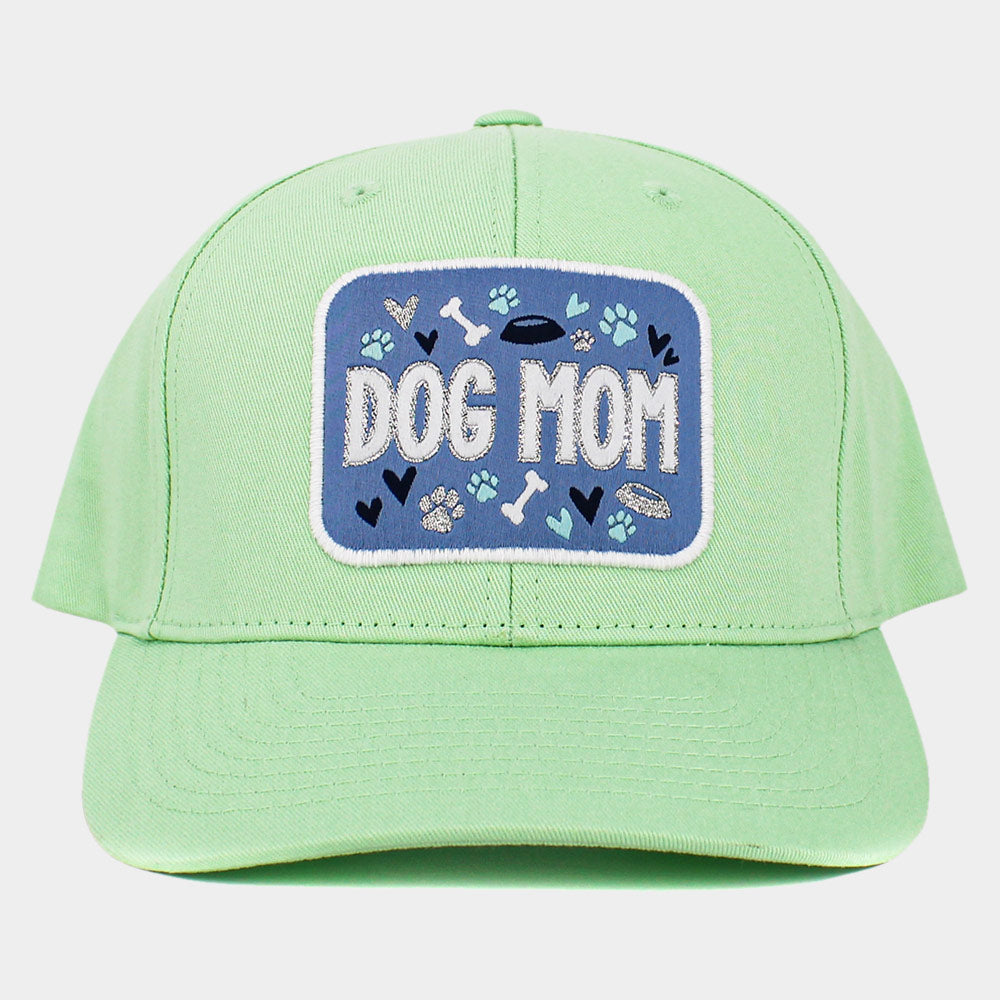 HATEGORY Dog Mom Message Baseball Cap