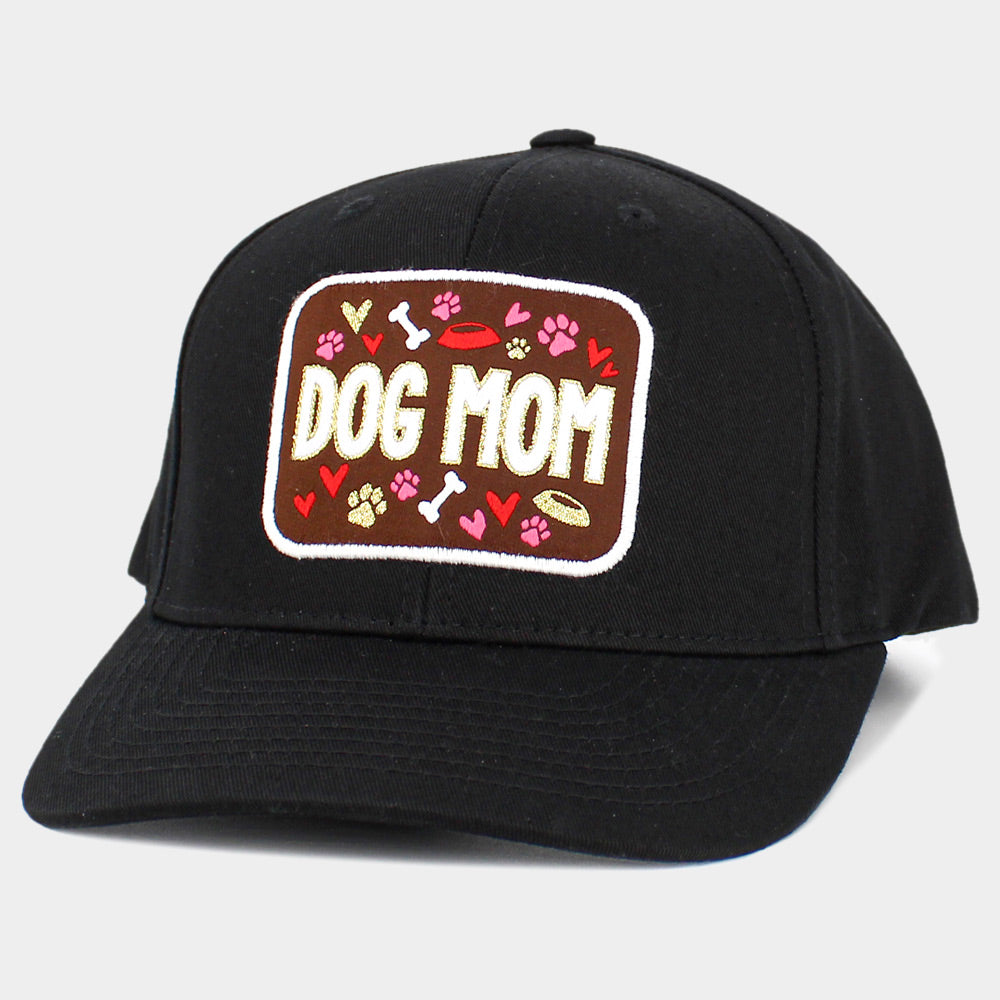 HATEGORY Dog Mom Message Baseball Cap