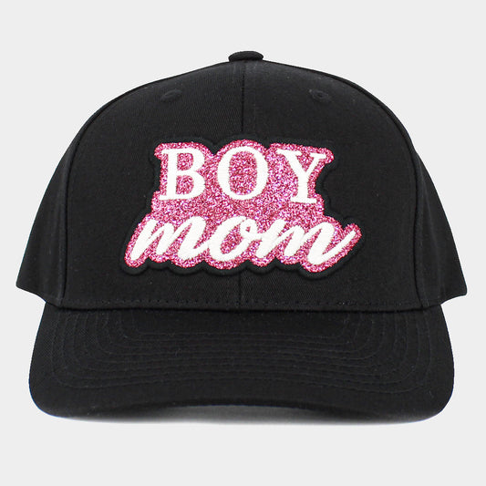 HATEGORY Boy Mom Message Baseball Cap