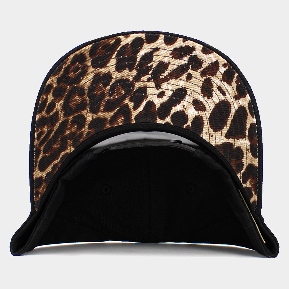 HATEGORY Leopard Football Ball Front Baseball Cap