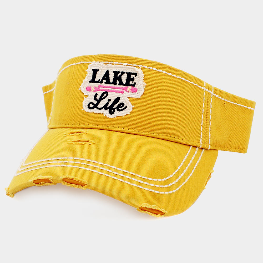 HATEGORY Lake Life Vintage Visor Hat